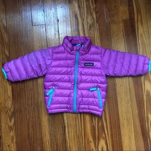 Patagonia Down Sweater 6-12m pink